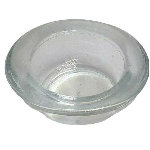 Unbranded Other - Clear Glass Candle Holder Tealight Small Bowl Shape